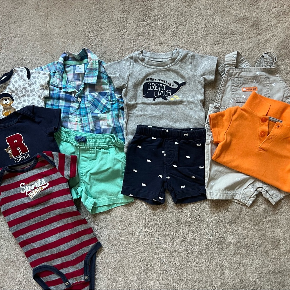Kids' 9-month Summer Clothing Set (Lot)